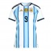 Argentína Julian Alvarez #9 Domáci Ženy futbalový dres MS 2026 Krátky Rukáv